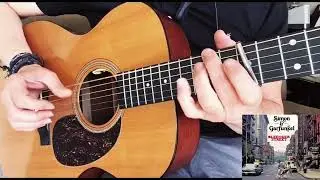 &lsquo;Bleecker Street&rsquo; Simon & Garfunkel v2 - Guitar Chords (Standard - Capo 9)