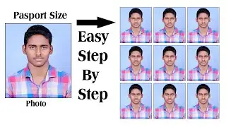 Make Passport size Photo Easy Step By Step | photoshop tutorial for beginners | Jay Singh