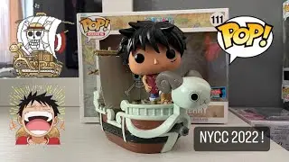 (NYCC 2022) One Piece Luffy With Going Merry Funko Pop Rides Unboxing ! #nycc2022 #onepiece