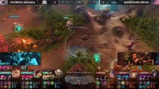 Phoenix Armada Vs. Gankstars Sirius FULL GAME 4: Vainglory Worlds 2016 Championships SEMIF