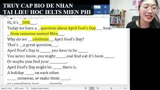 NGHE CHÉP CHÍNH TẢ ĐỂ LUYỆN LISTENING - CÔ MY ĐẶNG IELTS
