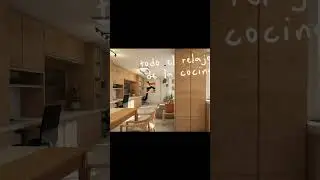 Una cocina peque&ntilde;a y moderna con acabados en madera que te va a enamorar - Remodelacion departamento
