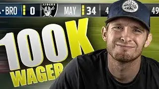 UNBEATABLE DEFENSE IN 100K WAGER | DESTROYING THE OPPONENT | Madden 18 Wager Match