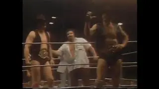 Blackjacks z kapitanem Lou Albano kontra Buddy Porter i Buzz Sawyer (WWWF All-Star Wrestling 13.09.1975)