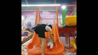 Fun outdoor playground for kids and family #baby #babyvlogger #family #slideforkids