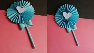 Cute Paper Craft Idea||Easy Origami Rossette Wand