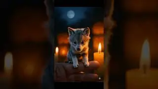 Adorable Mexican Gray Wolves: The Cutest Howlers of the Night! 🐺🌙#cute #animals #shorts