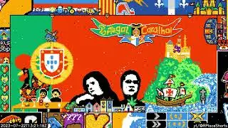 r/place Timelapse r/portugal flag