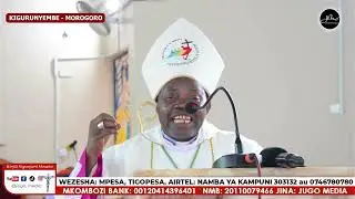 Homilia ya Askofu Lazarus Msimbe SDS | Misa Takatifu ya Kubariki Mafuta| Jimbo Katoliki Morogoro.