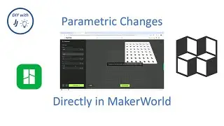 Parametric designs in Bambu's MakerWorld
