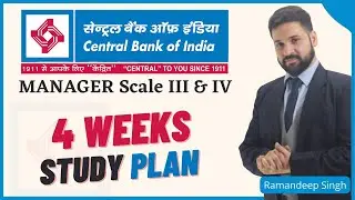 Central Bank of India Scale 3 & 4: Study Plan