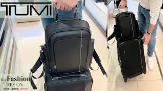 TUMI TRAVEL ESSENTIALS | ARRIV&Eacute; - LARSON BACKPACK (LEATHER) | The Fashion Try On