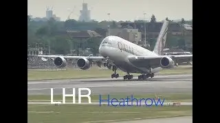 *Close Up Takeoffs Compilation* RW27R London Heathrow Airport Incl. A380s ..✈️