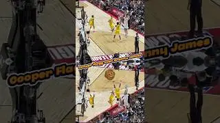 Cooper Flagg scores over Bronny James. Dallas Mavericks vs Los Angeles Lakers Summer League #espn