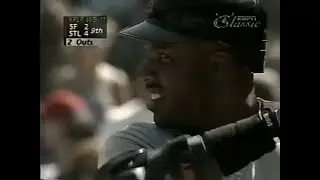 Barry Bonds ties it with clutch 9th inning HR