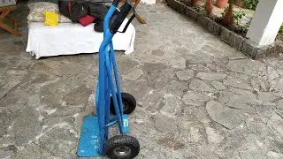 Reparar Rueda carrito pinchada MAC ALLISTER