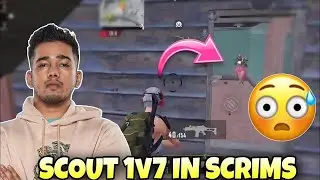 SCOUT 1v7 in SCRIMS 🤯🔥 TEAMMATES shocked / scout