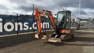 2013-HITACHI 29U 3 TON ZERO TAIL MINI DIGGER