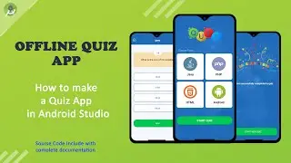How to create a Quiz App in Android Studio | Modern Quiz App Tutorials | Quiz App UI design