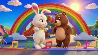 🎵 La-La Friends! | Fun Kids Rhyme with Bunny & Bear 🐰🐻 | Baby Songs 🎶