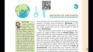 NCERT Class 6 Geography Chapter 3: Motions of the Earth | Day, Night, and Seasons Explained Simply