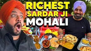 Richest 🤑 Street Food Wale Sardar ji 👳 In Mohali | Street Food Mohali | Street Food India 🇮🇳 
