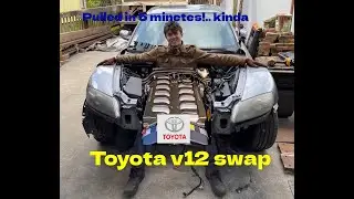 Pulling an RX-8 engine How to. Toyota V12 Swap