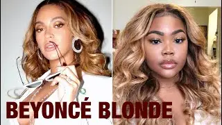 BLACK to Beyonce Blonde! Watch me bleach my hair ft. Unice Hair