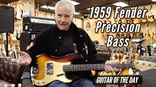 1959 Fender Precision Bass Sunburst | Гитара дня