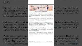 Save Environment for future Generations Essay 🌎 💧