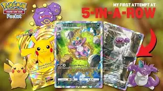TIME TO GET FIVE WINS IN A ROW IN POKEMON POCKET!! (Testing Out The New PVP Mode!)