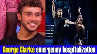 George Clarke was seriously injured during training and had to be rushed to hospital.