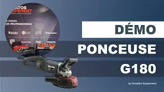 Poncer r&eacute;sine epoxy avec la ponceuse surfaceuse b&eacute;ton G180 - DUMATOS EQUIPEMENT