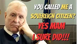 Sovereign Citizen Gets OFFENDED After Judge CALLS Her OUT!