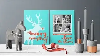 How to Design Your Own Holiday Cards in Photoshop: Merry Everything
