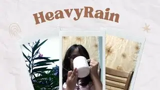 HEAVY RAIN!!!|SIGNAL 2|Hot choco ☕️|Vlog number #7|#rain #hotchoco #cozy|✨☕️🌧️
