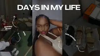 Days in my life with me |new braids |morning walk |traditional food trying |haul | mom's birthday