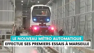Le nouveau métro automatique marseillais effectue ses premiers tours de piste
