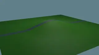 Create a road or path over a bumpy surface - Blender 2.8 Tutorial