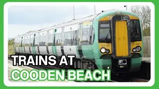 Trains at Cooden Beach railway station (01/05/2023)