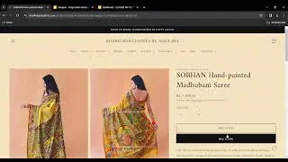 Shop authentically painted sarees from Madhubani Paints & Ship Globally