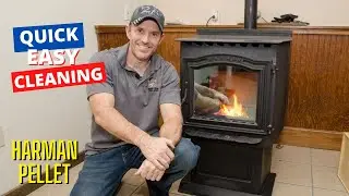 HOW TO CLEAN HARMAN PELLET STOVE P68    P series