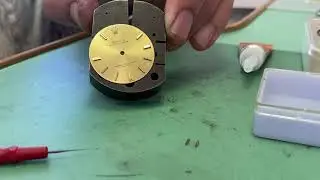 Vintage rolex re-installing dial indicators
