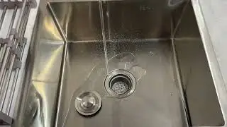 Мойка для кухни из нержавейки PVD Сатин 500х500 LUXWASSER 31207 + Сифон, коландер, дозатор мыла