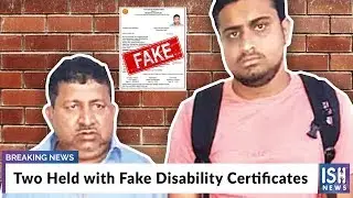 Two Held with Fake Disability Certificates