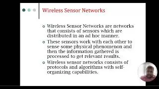 Wireless Sensor Network