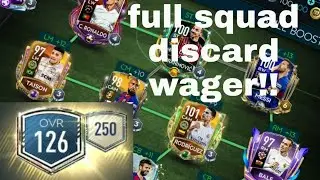 126 rated full squad discard wager - fifa mobile