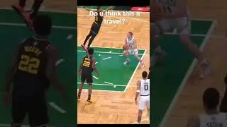 Referee didn&rsquo;t call a travel.What do u think ? #basketballrules #referee