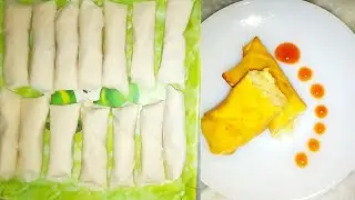 POTATO CHICKEN SPRING ROLL RECIPE |RAMADAN RECIPE |TEA TIME SNACK |HOW TO MAKE SPRING ROLL
