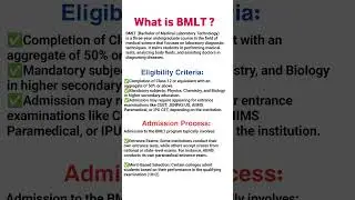 Bachelor of Medical Laboratory Technology (BMLT) &ndash; Build a Career in Medical Lab Science